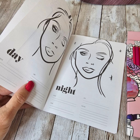 Coloring Book & Pencils Set Pink - Picture 3 of 6